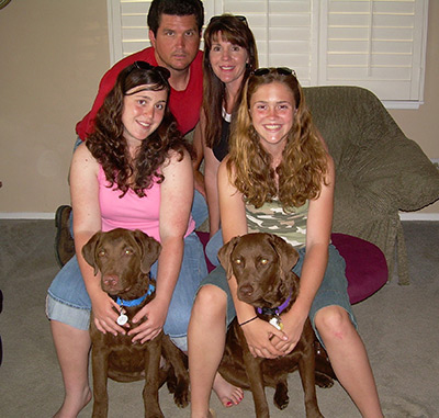 Family with Dogs